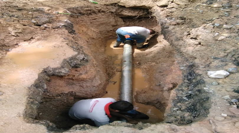 Agua para más de 140 familias de parroquia Santa Rosalía logra sistema 1x10 