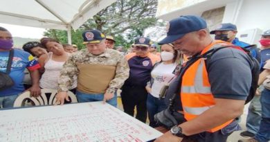 Autoridades atienden emergencia por lluvias en Magdaleno estado Aragua