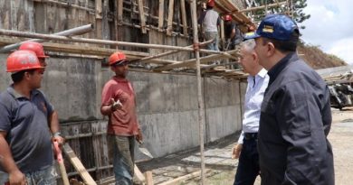 Inspeccionan trabajos de rehabilitación del tanque Topo La Esperanza en Mariche