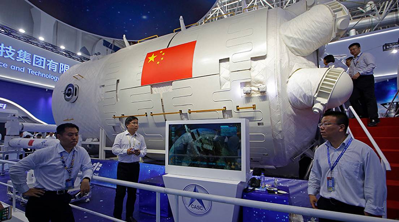 Airshow China expondrá réplica de combinación de estación espacial