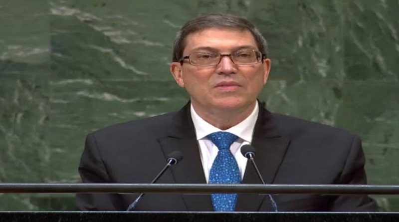 Cuba advierte que el bloqueo es un acto de guerra económica en tiempo de paz