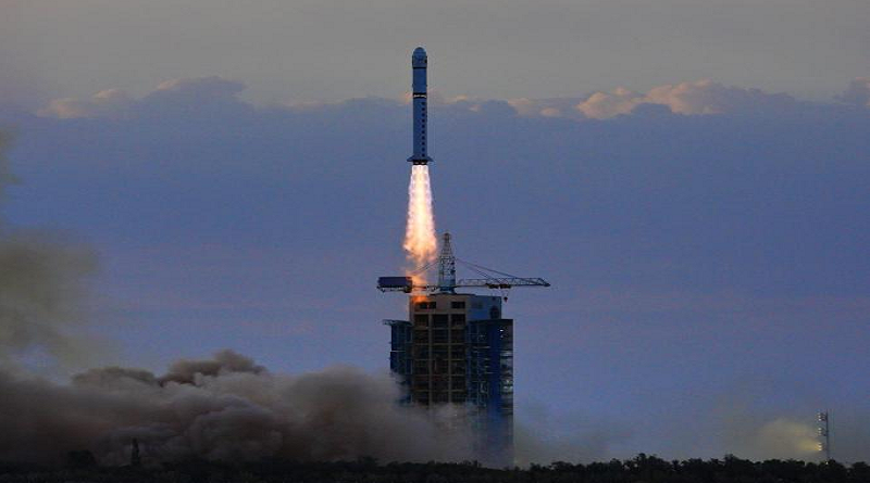 China envió un nuevo satélite a la órbita planificada desde el Centro de Lanzamiento de Satélites de Jiuquan ubicado en el desierto de Gobi, en el noroeste de China