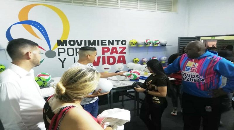 Movimientos Somos Venezuela y por la Paz y la Vida firman alianza de apoyo al deporte