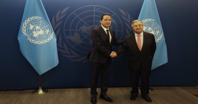 Canciller Faria conversa sobre los avances sociales de Venezuela con Secretario General de la ONU