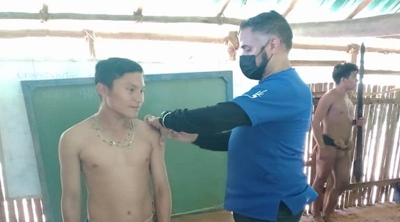 Jornada de salud favorece al pueblo indígena Eñepa y Hotti en Bolívar