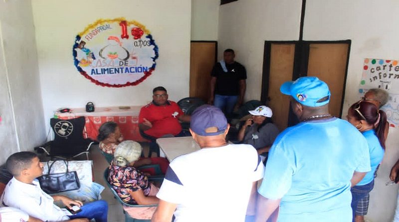 Autoridades municipales visitaron la Casa de Alimentación “Alí Primera" en Buroz estado Miranda