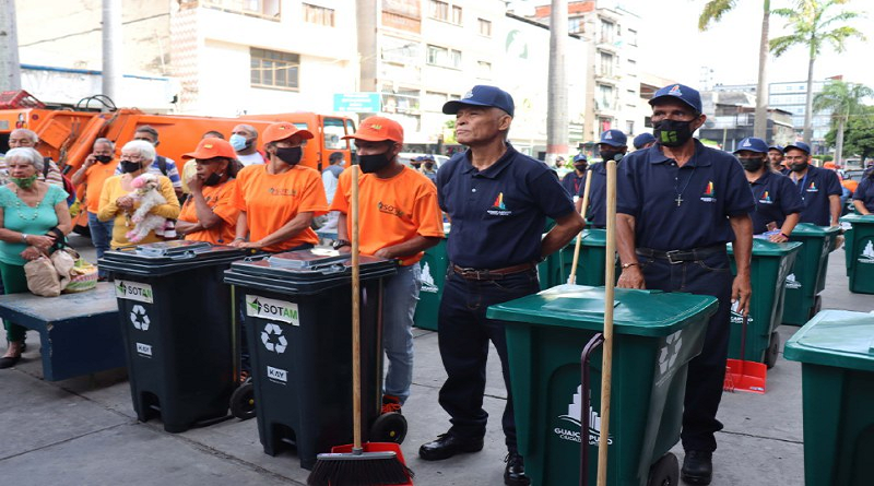 Incrementan cuadrillas para fortalecer servicio de aseo en municipio Guaicaipuro