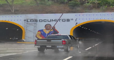 Instalan nueva señalización y luminarias en túnel Los Ocumitos