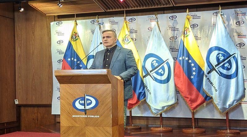 Fiscal General: Caso Lanz es una victoria inédita del Estado venezolano que será referente en lo policial y judicial