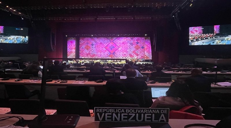 Venezuela promueve la Diplomacia Bolivariana de Paz en Mondiacult 2022