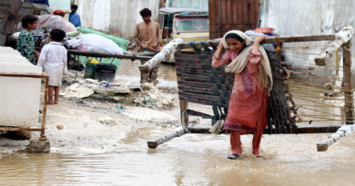OMS clasifica a Pakistán en máxima emergencia debido a lluvias