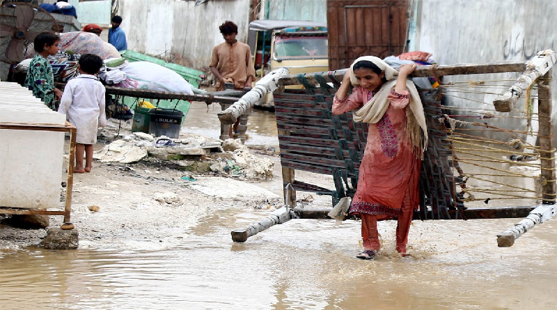 OMS clasifica a Pakistán en máxima emergencia debido a lluvias