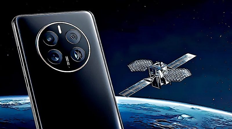 Lanzan primer móvil con comunicación satelital