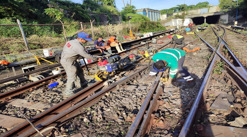Vía Única Temporal Metro de Caracas