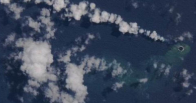 Volcán submarino de Tonga entra en erupción 18 veces en 48 horas