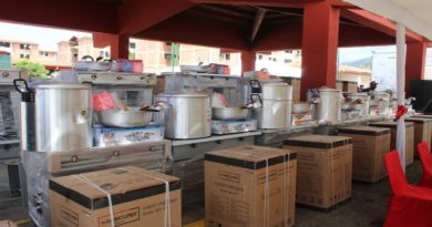 Entregan dotaciones a casas de alimentación en La Guaira