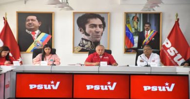 PSUV afirma que amenazas de nuevas sanciones de EE.UU. refuerza moral antiimperialista en Venezuela