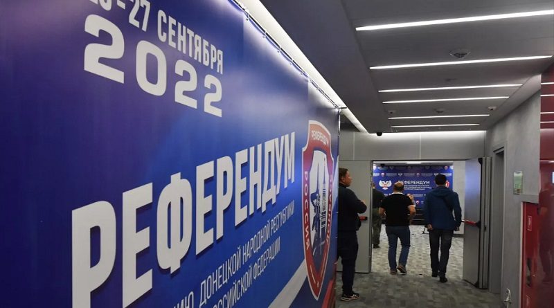 Donbás, Jersón y Zaporiyia dan "paliza electoral" para adhesión a Rusia