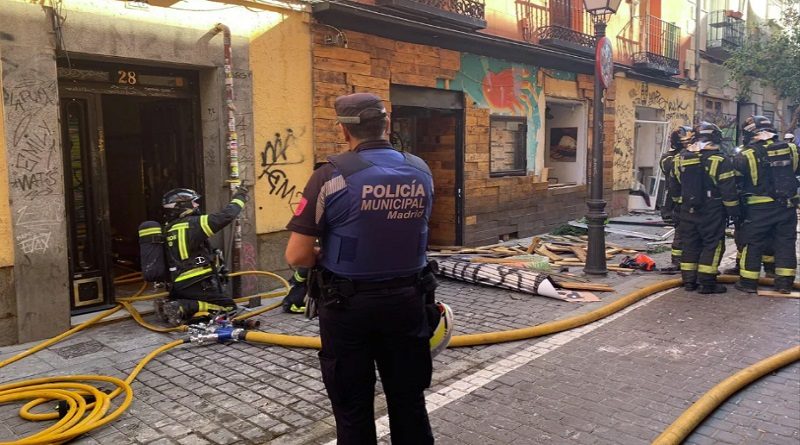 Explosión en el centro de Madrid deja varios heridos