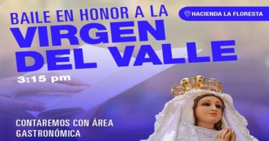 Rendirán homenaje a la Virgen del valle en PDVSA La Estancia