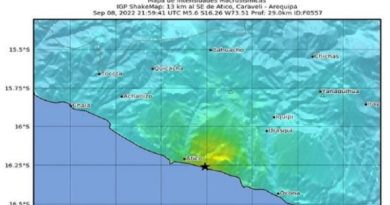 Sur del Perú sacudido por sismo de 5.6 sin reporte de daños