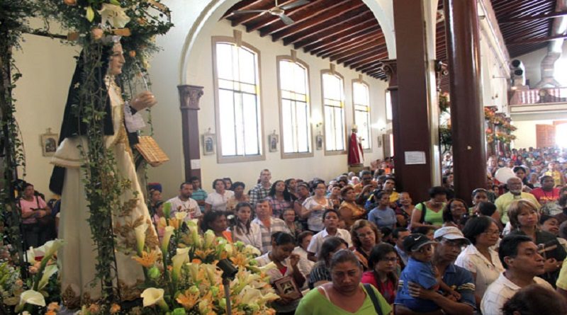 Con actividades religiosas y culturales celebrarán Día de la Patrona Santa Teresa De Jesús De Ávila