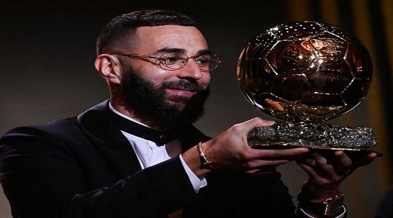 Karim Benzema gana el primer Balón de Oro de su carrera  