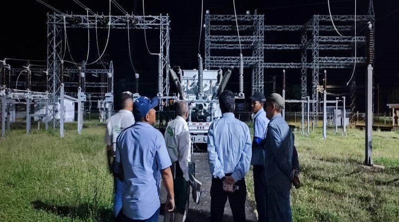 Realizan inspección al Circuito Sur del Sistema Eléctrico Nacional en Amazonas