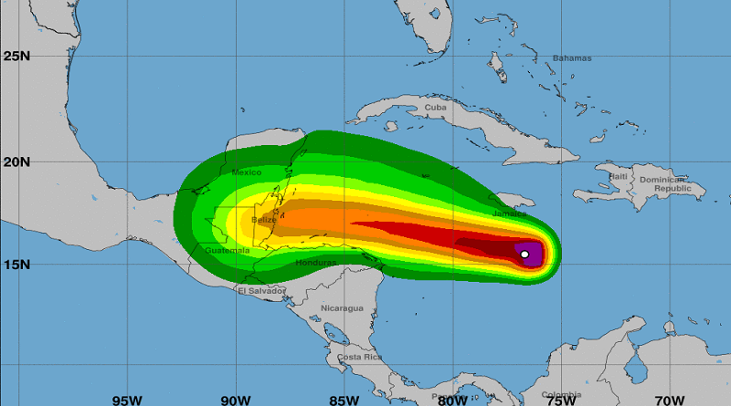 Declaran alerta preventiva en Honduras por la tormenta tropical Lisa