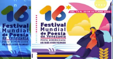 Entérate de la programación en 16º Festival Mundial de Poesía 2022