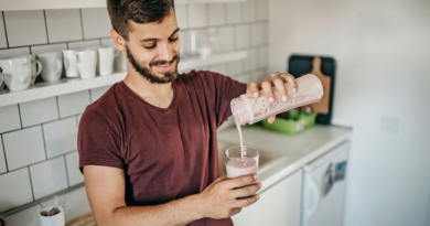 Batido de proteína para ganar masa muscular