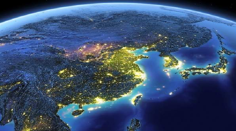 Astronauta muestra desde el espacio la belleza de una antigua composición china