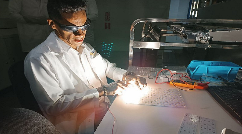 Guárico crea lámparas LED y tarjetas controladoras de semáforos