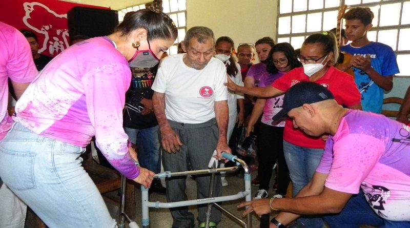 Realizan jornada de atención social integral a abuelitos del Gerontólogo “Dr. Patrocinio Peñuela Ruiz”