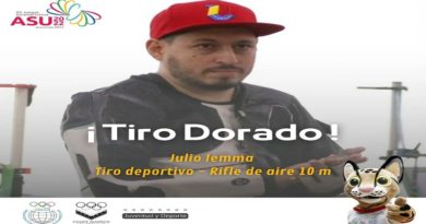 Julio César Iemma conquista medalla de oro en final de rifle en Juegos Suramericanos Asunción 2022