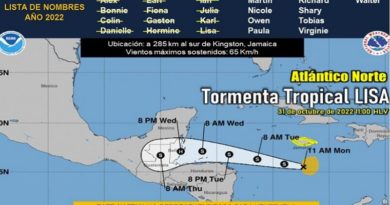 Inameh anuncia que tormenta Tropical Lisa no afectará a Venezuela