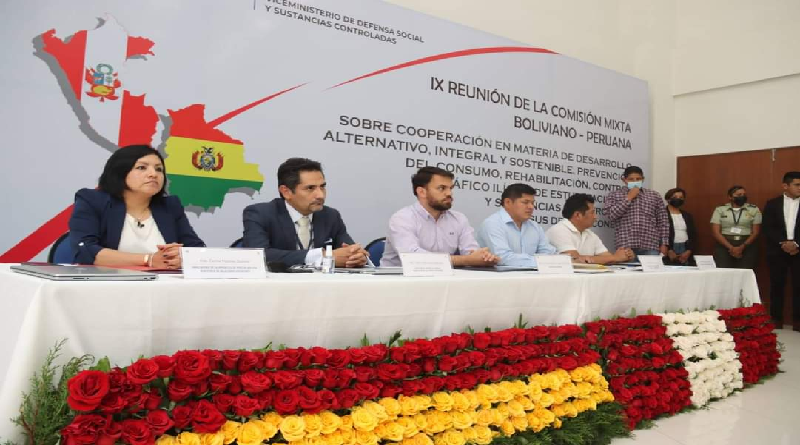 Bolivia y Perú coordinan acciones contra el narcotráfico