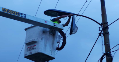 Restablecen iluminación y embellecen espacios en la parroquia Caricuao