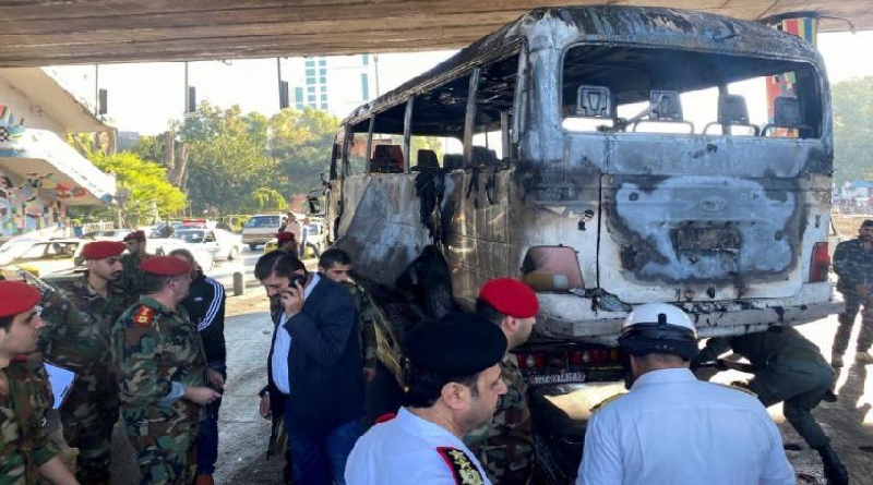 Al menos 18 militares fallecen tras atentado terrorista en Siria