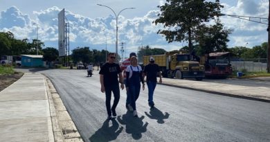 Instalan 479 toneladas de asfalto en zona industrial Santa Rosalía de Cagua