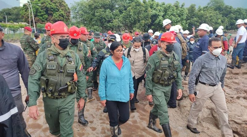Vicepresidenta Ejecutiva Delcy Rodríguez y FANB inspeccionan sector El Castaño de Aragua