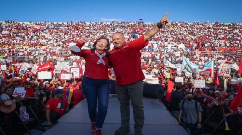 Cabello al juramentar a bases del PSUV en Maracaibo: Vamos a renacer desde el chavismo puro en Zulia