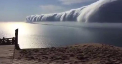 Fenómeno de “Nube rollo” deja atónitos a habitantes de Michigan en EE.UU.