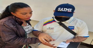 SAIME realiza segunda jornada de cedulación en Las Tejerías