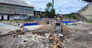 Continúan trabajos de rehabilitación de la piscina del polideportivo Amazonas