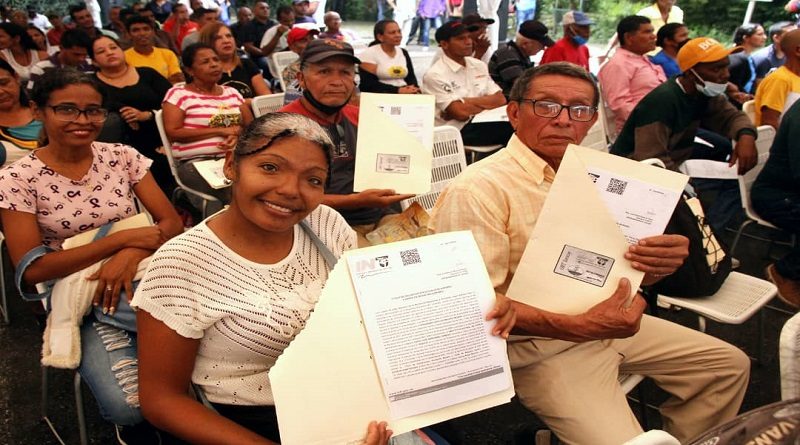 Entregan más de 25 mil hectáreas en los estados Lara, Falcón y Yaracuy
