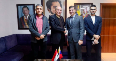 Embajador Biomorgi se reúne con Asociación de Amistad Palestino-Iraní y Frente Popular de Liberación Palestina
