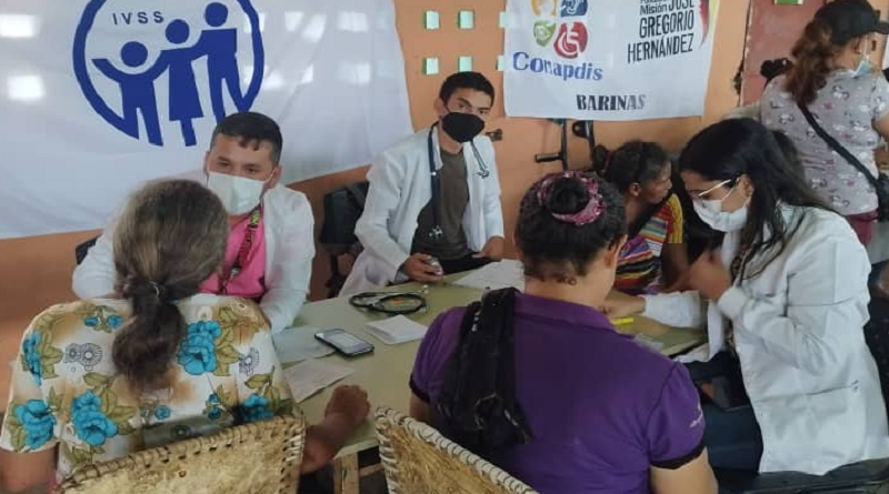 Continúan las jornadas integrales de salud en Villa de Nutria en Barinas