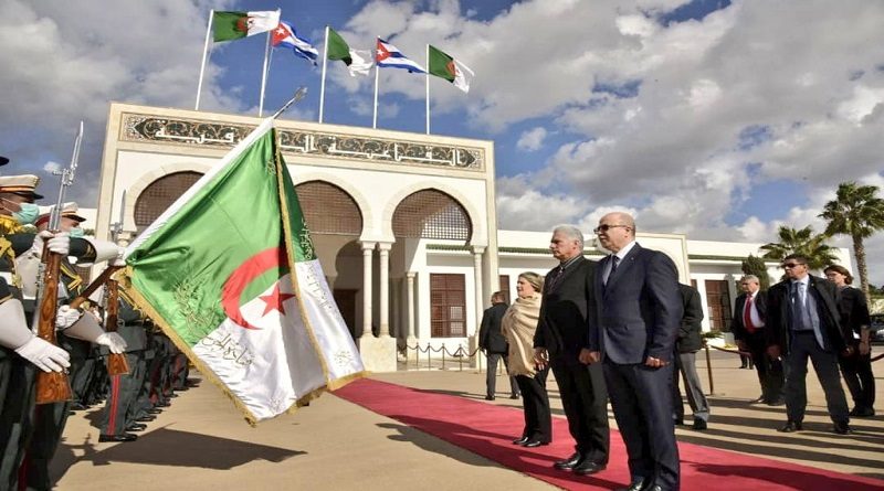Presidente de Cuba finalizó su visita oficial en Argelia