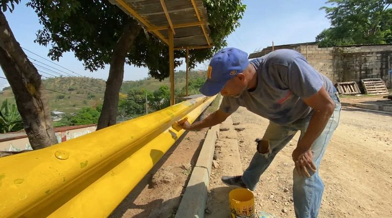 Alcaldía de Sucre inicia construcción de un muro de contención en el sector El Mirador